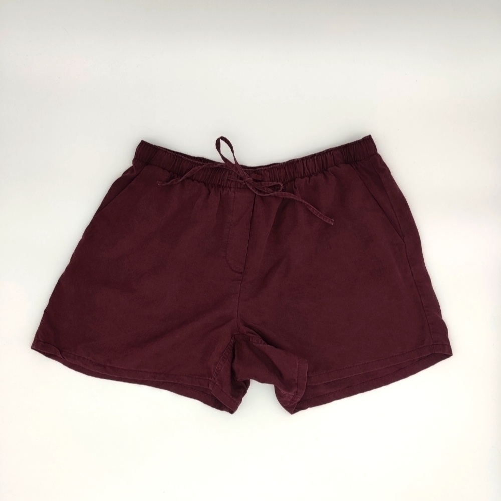 Gap Drawstring Lounge Shorts M Plum